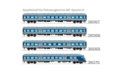 n-Wagen Bnrz 450.3 80 22-35 706-7 2. Kl GfF Ep
