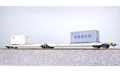 NL-RN Taschenwagen 2x20' Cont OOLU + CBHU Ep.VI