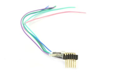 LokPilot 5 micro DCC/MM/SX, 6-pin Direkt gewinkelt