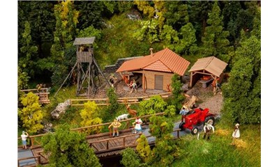 Jagdhütte mit Hochsitz