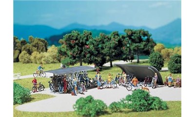 Fahrradstaender m/Raedern