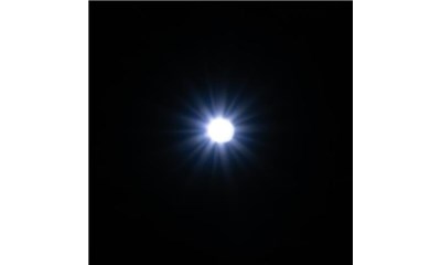 5 selbstblinkende LED, weiss (Stroboskop 6,8 Hz)