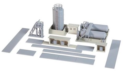 Öllager mit Dieseltankstelle