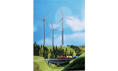 Windkraftanlage m/Motor