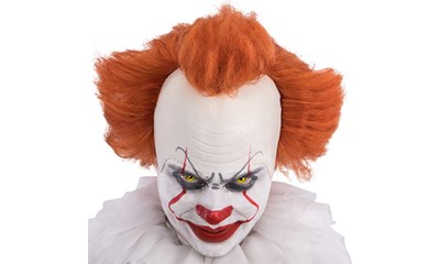 Perücke Clown orange
