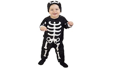Skelett Jumpsuit Alter 1-2 Jahre