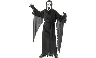 Scream Einheitsgrösse Erw. Kleid, Maske, Gürtel