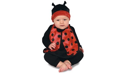 Baby Set Käfer Mütze mit Lätzchen