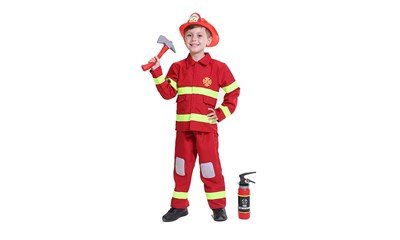 Feuerwehrmann mit Helm Gr. 128