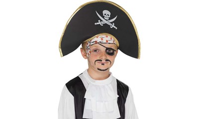 Piratenhut mit Totenkopf