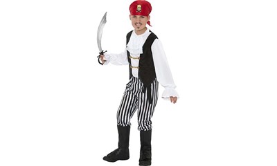 Pirat schwarz/weiss Gr. S