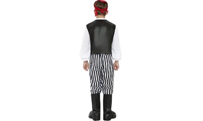 Pirat schwarz/weiss Gr. S