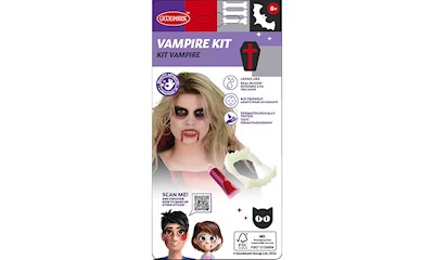 VAMPIR-KIT MIT BLUT UND ZÄHNEN