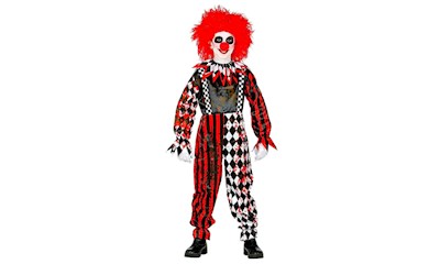 Killer Clown Grösse L Overall mit Kragen