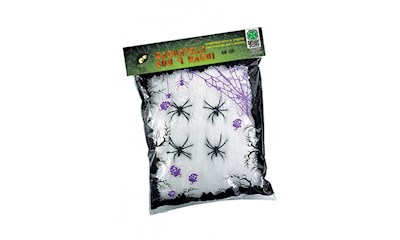 Spinnennetz weiss 50g