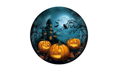 8 Teller Halloween 23cm