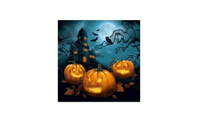 20 Servietten Halloween 33x33cm