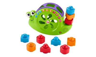 Babys Musikschnecke, d mit 10 Spielblöcken zum Sortieren, ab 6 Monaten