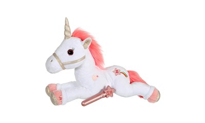 Einhorn 35cm mit Licht & Sound mit Zauberstab, Licabella