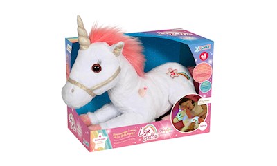 Einhorn 35cm mit Licht & Sound mit Zauberstab, Licabella