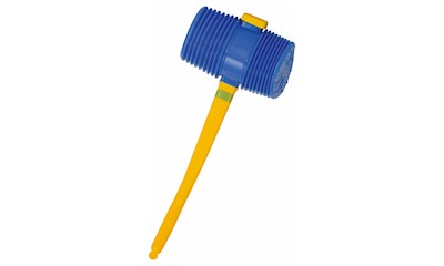 Hammer mit Ton Plastik, 55x23x14 cm