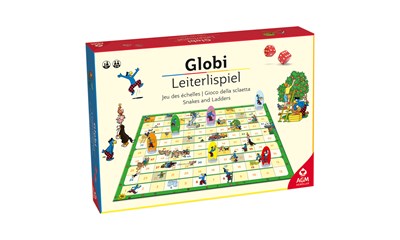 Leiterlispiel Globi, d/f/i Bauernhof, 2-6 Spieler, ab 5 Jahren