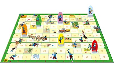 Leiterlispiel Globi, d/f/i Bauernhof, 2-6 Spieler, ab 5 Jahren