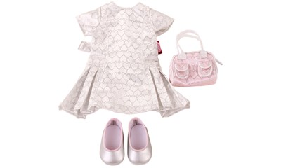 Puppen Zubehör Götz Kleid weiss 45-50cm