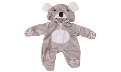 Anzug Koala, 30-33cm, grau weiss