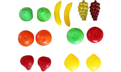 Früchte im Netz, 22 Stück