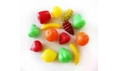 Früchte im Netz, 22 Stück