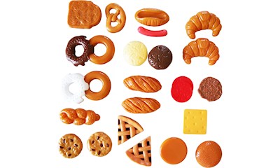 Gebäck im Netz, 33 Stück