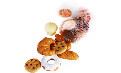 Gebäck im Netz, 33 Stück