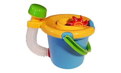 Eimergiesskanne mit Sieb und Wasserrad, Indoor / Out- door, sichere Dichtungen,