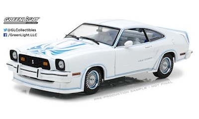 Ford Mustang II King Cobra, Blue, White and Blue