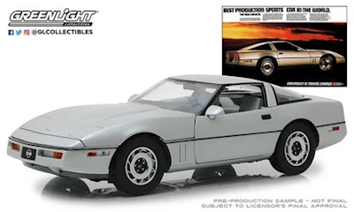 1984 Chevrolet Corvette C4, silber metallic