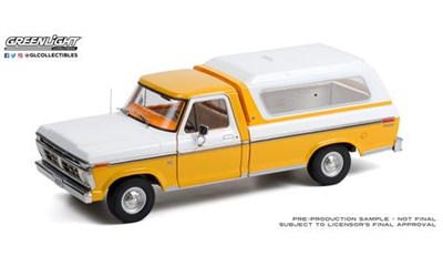 1976 Ford F-100, Chrome Yellow w/Wimbledon White