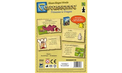 Carcassonne - Princesse et Dragon (Ext. 3) (f)