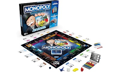 Monopoly Banking Cash-Back d/f/i, ab 8 Jahren, 2-4 Spieler, Batt. 3xAAA exkl.