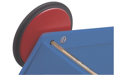 Puppenwagen blau/rot