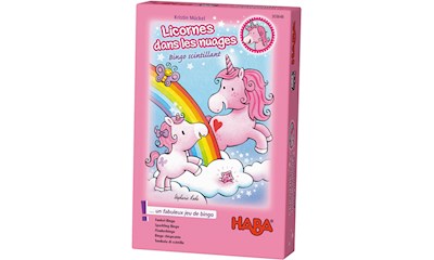 Licornes dans les nuages – Bingo scintillant