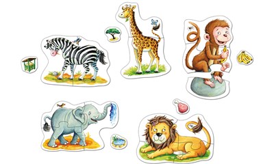 Meine ersten Puzzles – Zootiere
