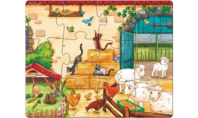 Puzzles Bauernhoftiere