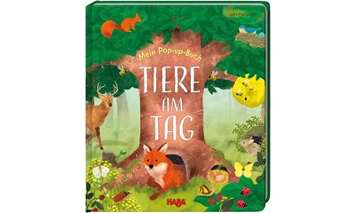 Mein Pop-up-Buch – Tiere am Tag (d)