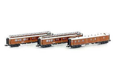 3tlg. CIWL Set W-N-C-EX 2x Schlaf-/Packwagen Ep.I