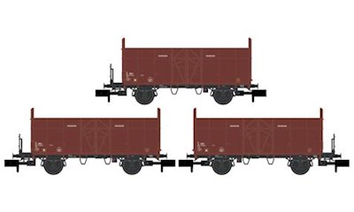 SBB 3 offene Güterwagen Fbkk, Ep.IV