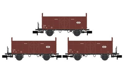 SBB 3 offene Güterwagen, SBB Kreuz Fbkk, Ep.IV
