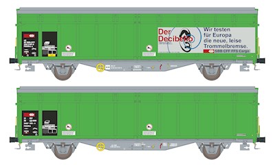 SBB 2er Set Schiebewandwagen Hbbillns-x  Ep.V  Dec