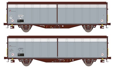 2er Set Schiebewandwagen Hbbillns FS Trenitalia E