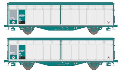 2er Set Schiebewandwagen Hbbillns SNCF  Ep.V-VI  e